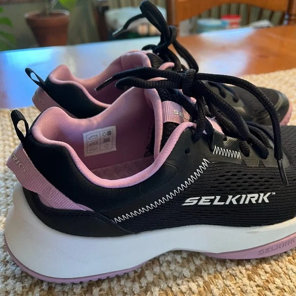 Selkirk Black and Pink Athletic Shoes - Picture 3 of 4
